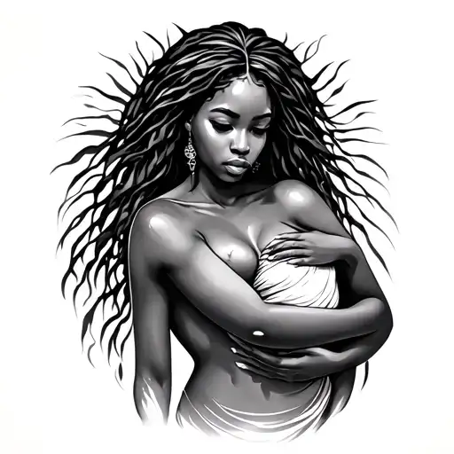 African Gaia Breastfeeding