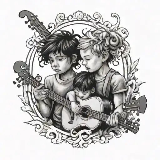 Music Children Family