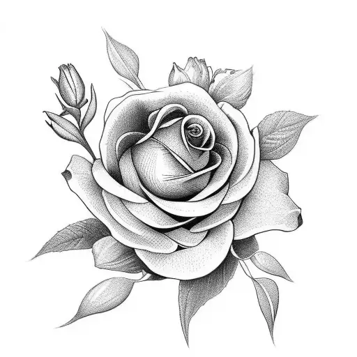 Incorporate The Client's Favorite Flower Into A Larger Floral Sleeve Tattoo Design