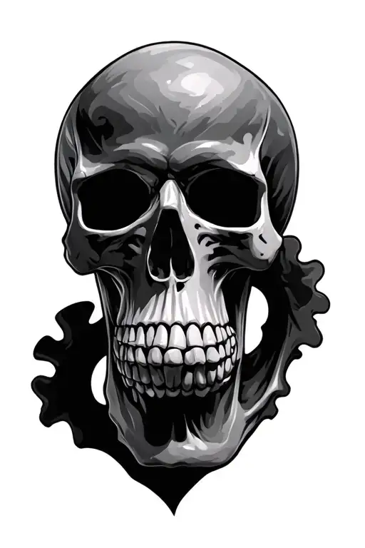 Autism With A Skull Soft Shading