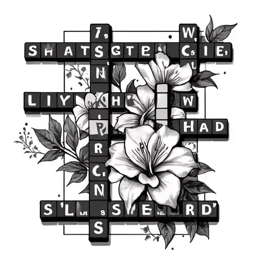 Crossword Sean Lily Hali Zoey