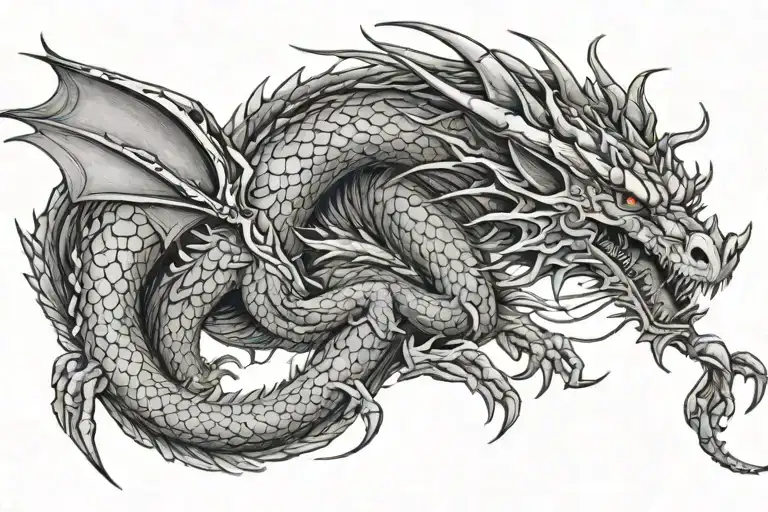 Space Dragon Wrapped