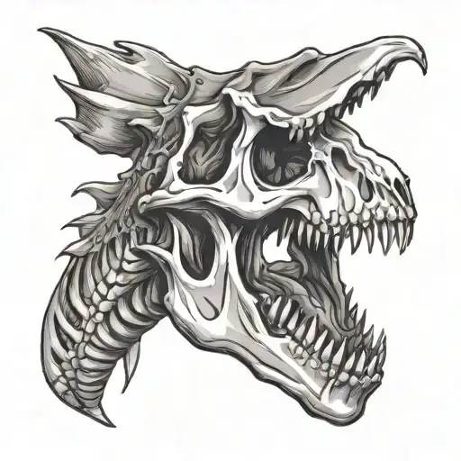 Dinosaur Skull Ripped From Head