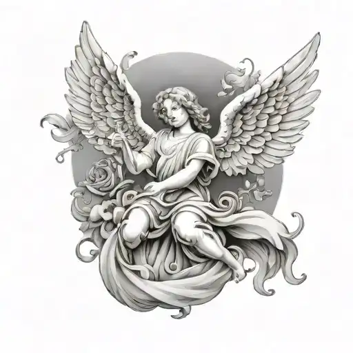 Angel Heavenly Scene