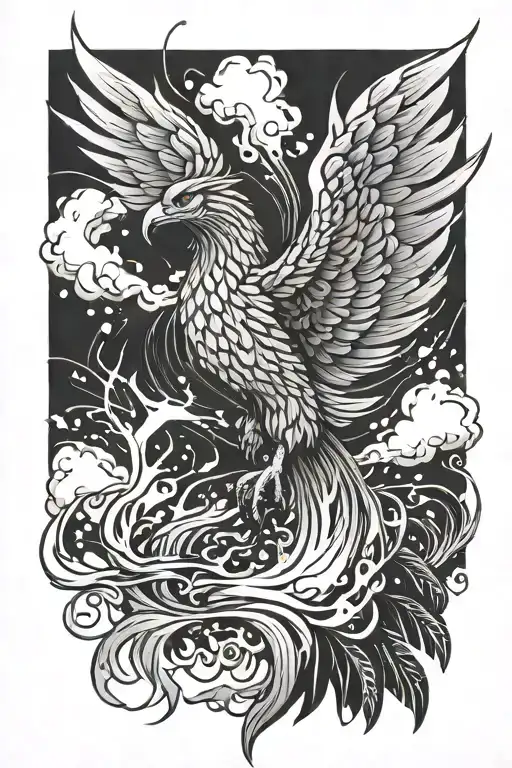 Phoenix Rising From Ashes
