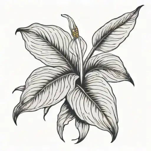 Peace Lily For Memorial