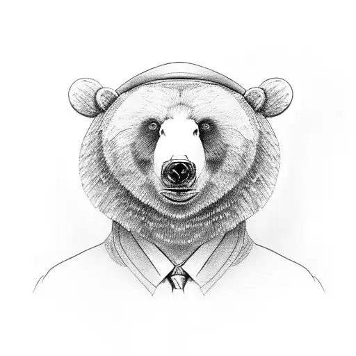 Charismatic Bear In Chief's Suit