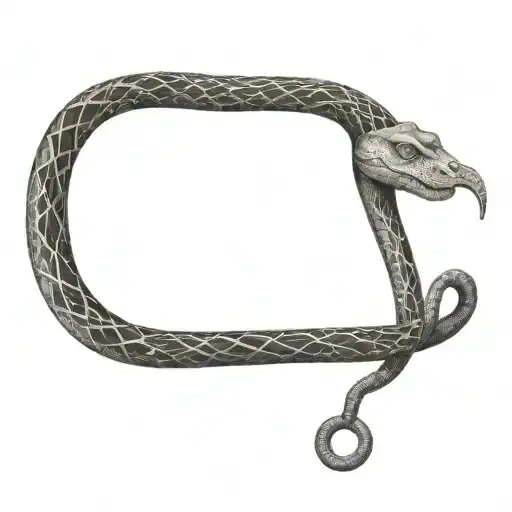 Snake Smoking A Pipe