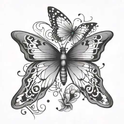 Butterfly Tattoo Abstract