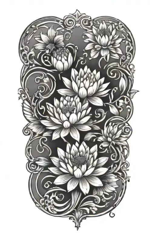 Water Lily Flower Vines