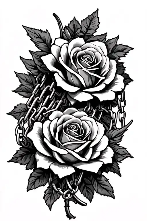 Train Roses And Chain Forming