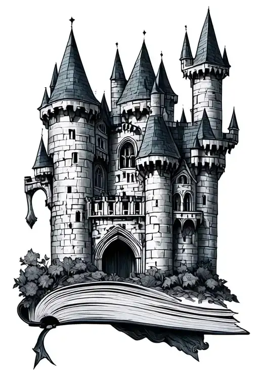 Castle Coming Out Of A Book