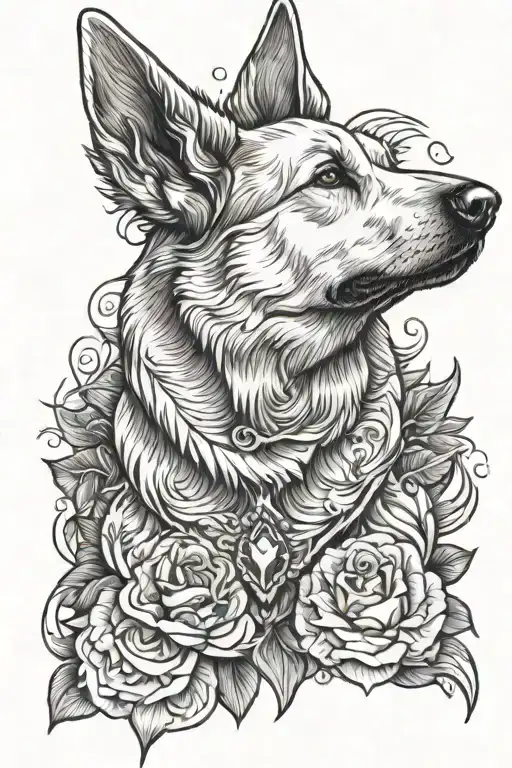 White German Shepherd Dog