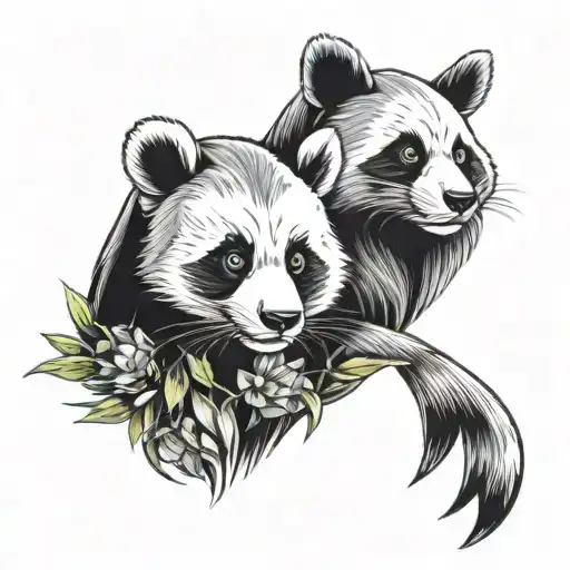 Panda And Fox