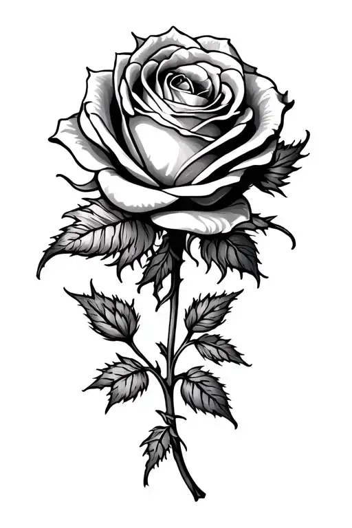 Rose And Thistle Intertwined