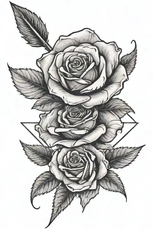 A Rose With An Arrow Instead Of A Stem