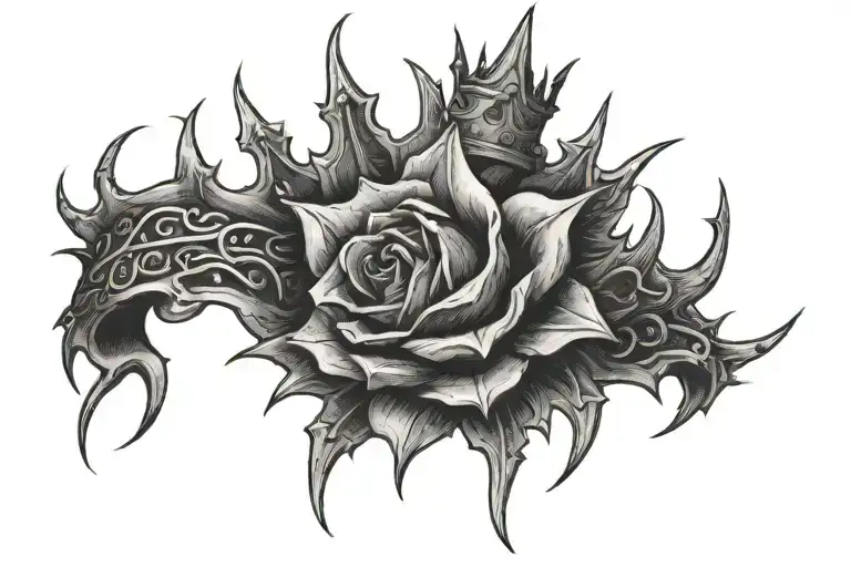 Thorns Crown Around The Arm Band