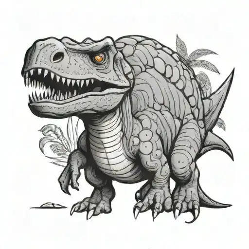 Dinosaur Cartoon Style