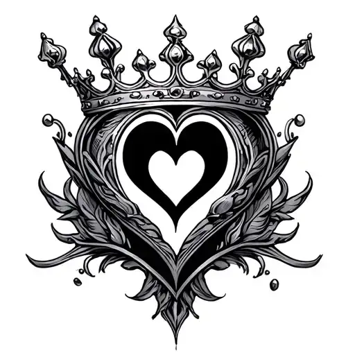Q Heart Crown
