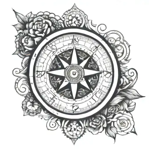 Narsil And Compass Intertwined