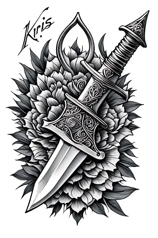 Kris Dagger With Batik