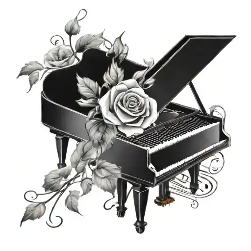 Roses And Music Piano