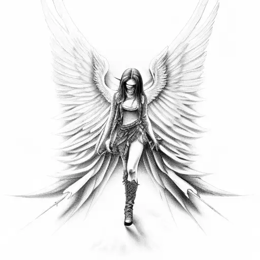 Fallen Angel With A Ray