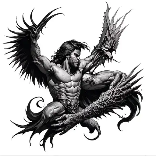 Battle Good Vs Evil Sleeve