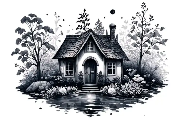 Dark Cottage Core Inspiration With Flora And Fauna