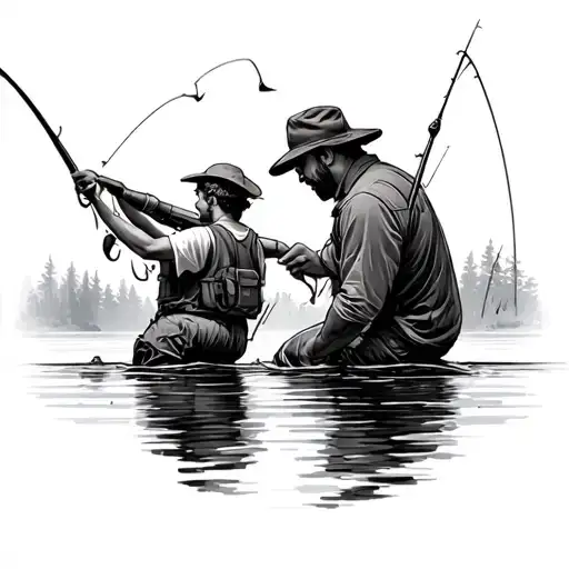 Father Son Fishing