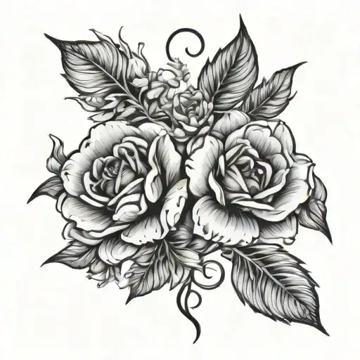 Birth Flowers Intertwined