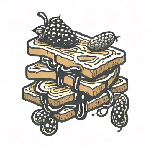 Peanut Butter And Jelly Sandwich Line