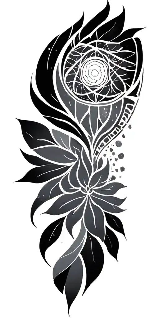 Psalm David Geometric Mandala Design