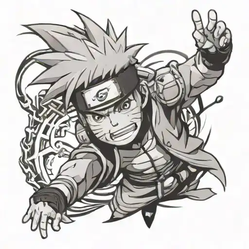 Naruto Wrist Tattoo Design