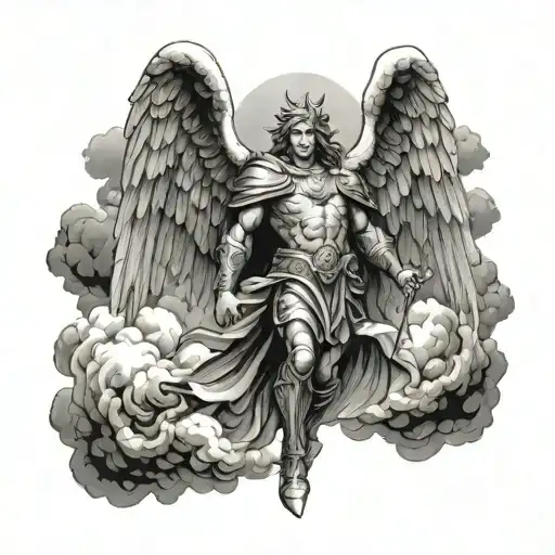 Archangel Michael Cloud Shaped Like