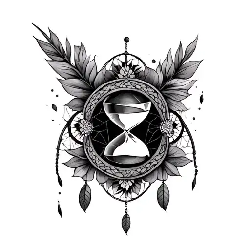 Hourglass Dream Catcher