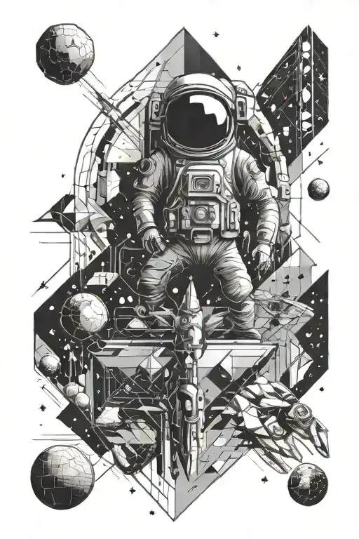 Geometric Space Themed