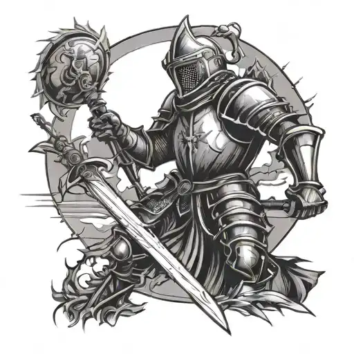 Knight Catches The Sun