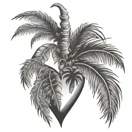 Palm Tree Hearts
