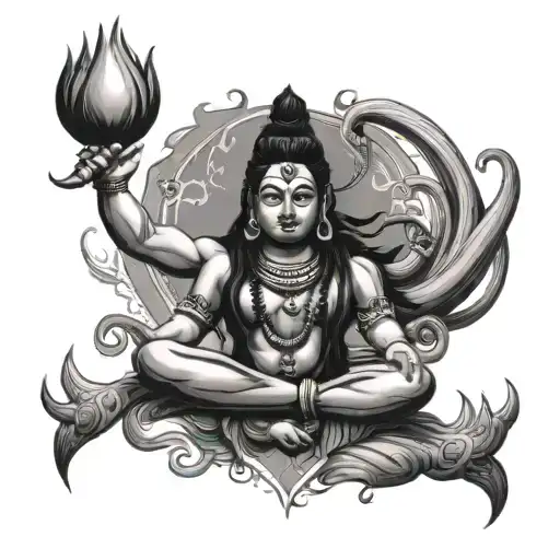 Shiva Image Inter The Om Word