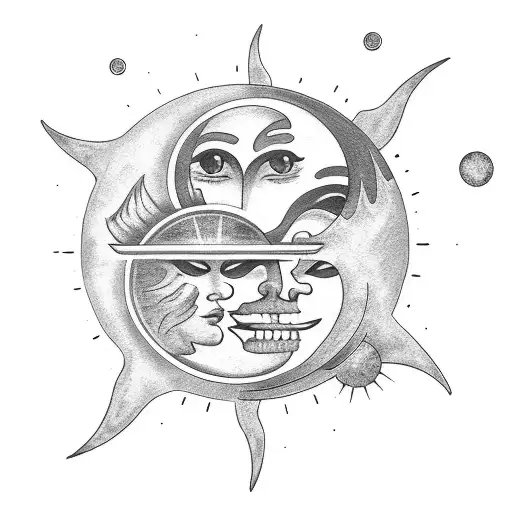 Sun And Moon Happy