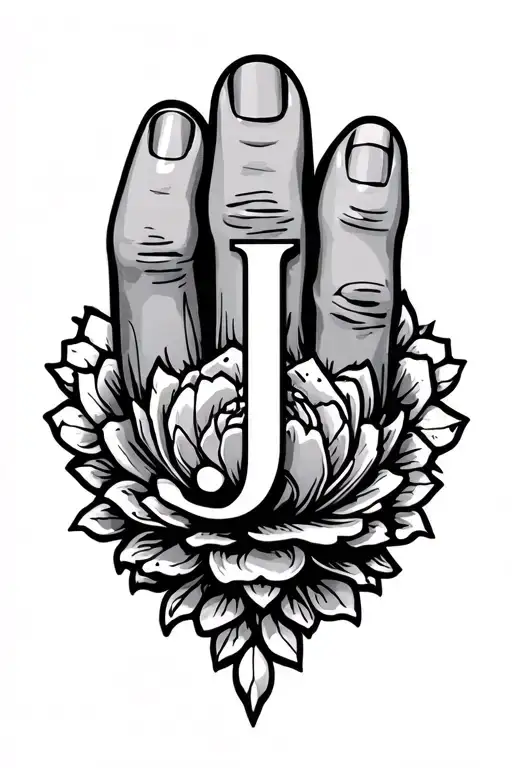 Ring Finger With J
