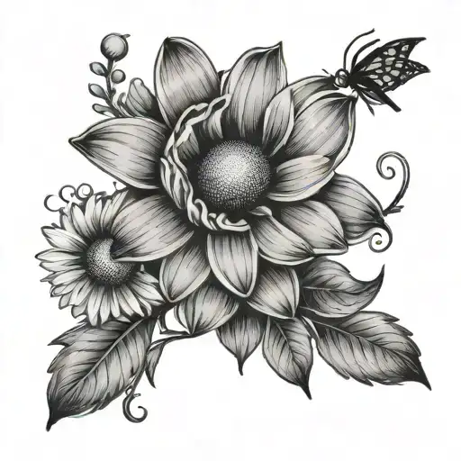 Daisy And Capricorn Sign Simple