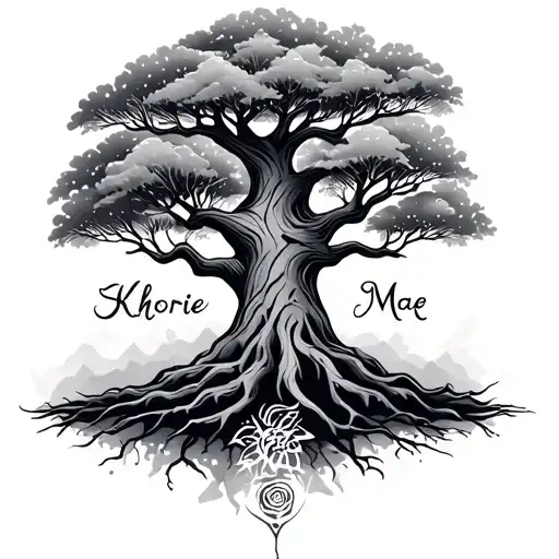 Family Tree With The Names Khorie Mae Jake