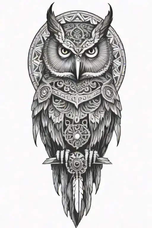 Native American Wizard Owl