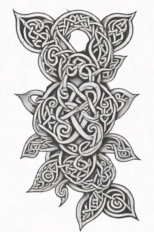 Celtic Knot Father Daughter