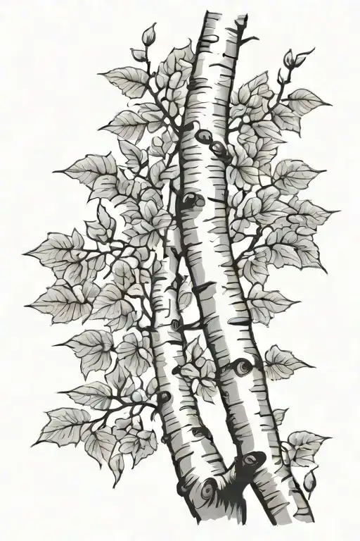 Birch Tree Branch