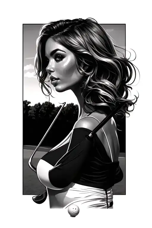 Sexy Golf Girl