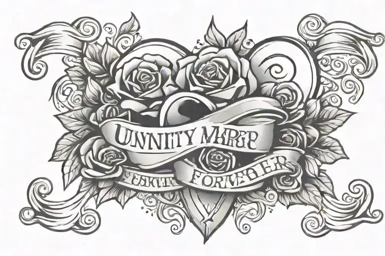 Love Unity Forever Marriage With Date