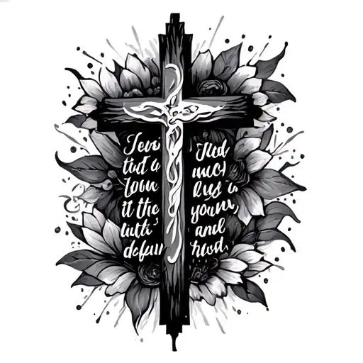 Bible Verse Cross
